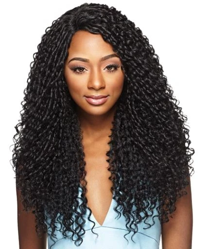 Outre Swiss Synthetic Lace L Parting Lace Front Wig - DOMINIQUE 1 Outre Swiss Synthetic Lace L Parting Lace Front Wig - DOMINIQUE