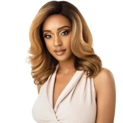 Outre Synthetic Lace Front Wig - NEESHA 205 6 Outre Synthetic Lace Front Wig - NEESHA 205 -Outre 205 ca min