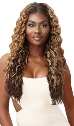 OUTRE 100% Human Hair Blend 13X6 HD Lace Frontal Wig 360 Lace - ANDREINA