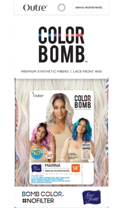 OUTRE Colorbomb Synthetic Lace Front Wig - MARINA -Outre PKG Lacefront Color bomb Marina 06658.1675372924