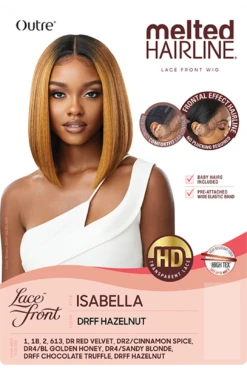 OUTRE Melted Hairline Synthetic HD Lace Front Wig - ISABELLA 11 OUTRE Melted Hairline Synthetic HD Lace Front Wig - ISABELLA -Outre PKG QLMHISA ISABELLA HT 66679.1628545707