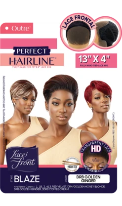 OUTRE Perfect Hairline Synthetic HD Lace Wig - BLAZE -Outre PKG QLPHLBLA Blaze HT 36674.1668642418
