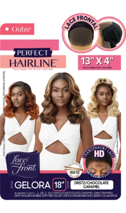 OUTRE Perfect Hairline Synthetic 13x6 HD Lace Front Wig - GELORA -Outre PKG QLPHLGEL Gelora HT 27665.1661021089