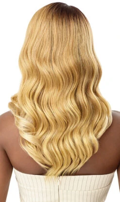 OUTRE Premium Synthetic HD Lace Front Deluxe Wig - RYELLA -Outre QL Deluxe Ryella DR4 BL Golden Honey Back 65368.1670611307