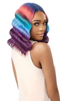OUTRE Colorbomb Synthetic Lace Front Wig - GEMINI 16 OUTRE Colorbomb Synthetic Lace Front Wig - GEMINI -Outre QLCBGEM Gemini 3CR Prism Sub B 98758.1634494675