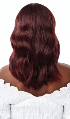 OUTRE Synthetic EveryWear HD Lace Front Wig - EVERY8 -Outre QLEWE8 Every8 DRFF425 99J Back 91150.1626126788