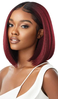 OUTRE Melted Hairline Synthetic HD Lace Front Wig - ISABELLA 10 OUTRE Melted Hairline Synthetic HD Lace Front Wig - ISABELLA -Outre QLMHISA Isabella DR Red Velvet Sub B 95098.1628545707