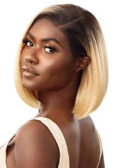 OUTRE Synthetic Melted Hairline HD Lace Front Wig - Breena -Outre QLMH Breena DR4 Golden Honey Sub B 1 44890.1684962183