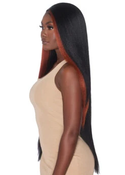 OUTRE Melted Hairline Synthetic HD Lace Front Wig - Makeida 10 OUTRE Melted Hairline Synthetic HD Lace Front Wig - Makeida -Outre QLMH Makeida DRFF Midnight Sunset Left 15339.1677191493