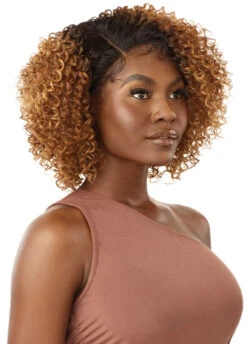 OUTRE Melted Hairline Synthetic HD Lace Front Wig - Nioka -Outre QLMH Nioka DRF2 Auburn Spice Right 69770.1675712227