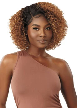 OUTRE Melted Hairline Synthetic HD Lace Front Wig - Nioka -Outre QLMH Nioka DRF2 Auburn Spice Sub A 82576.1675712227
