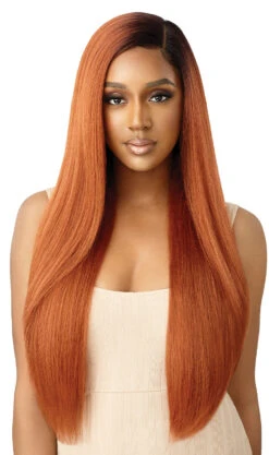 OUTRE HD Transparent Lace Front Wig - NATURAL YAKI 30"