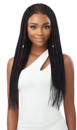 OUTRE 13x4 HD Pre-Braided Lace Front Wig - FULANI MICRO CORNROW BRAIDS