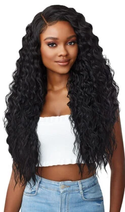OUTRE Perfect Hairline Synthetic 13" X 6" Faux Scalp Lace Front Wig - CHEYENNE -Outre QLPHLCHE Cheyenne 1B Sub A 58184.1625549683