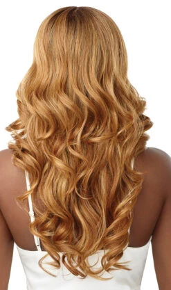 OUTRE Perfect Hairline Synthetic HD Lace Wig - EVONA -Outre QLPHLEVO Evona DRFF Golden Amber Back 41212.1628205147