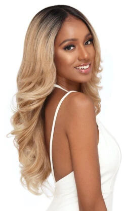 OUTRE Perfect Hairline Synthetic HD Lace Wig - GENEVA -Outre QLPHLGEN Geneva DR4 T27613 Right 59145.1629266613