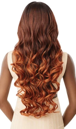 OUTRE Perfect Hairline Synthetic HD Lace Wig - AURABEL -Outre QLPH Aurabel 3DRFF Cajun Spice Back 17990.1674154668