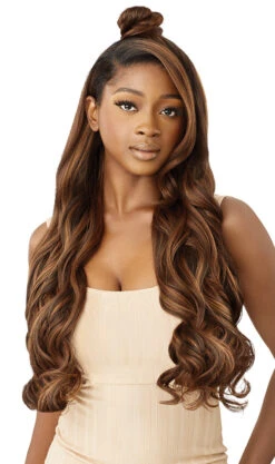 OUTRE Perfect Hairline Synthetic HD Lace Wig - AURABEL -Outre QLPH Aurabel DRST Maple Brown Sub B 43704.1674154668