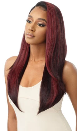OUTRE Perfect Hairline Synthetic HD Lace Wig - DECLAN -Outre QLPH Declan DRFF Red Velvet Left 53286.1666373754