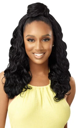 OUTRE Converti Cap Premium Synthetic Wig - BRAZILIAN WAVES -Outre QVO Brazilian Waves 1B Sub C 77258.1656348612