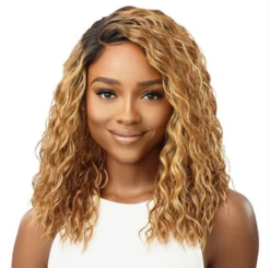 OUTRE Synthetic Wet & Wavy Style HD Lace Front Wig - MARION
