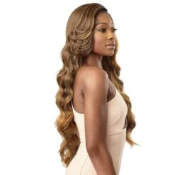 Outre Synthetic Melted Hairline Deluxe Wide HD Lace Front Wig ARIES 9 Outre Synthetic Melted Hairline Deluxe Wide HD Lace Front Wig ARIES -Outre aries 4