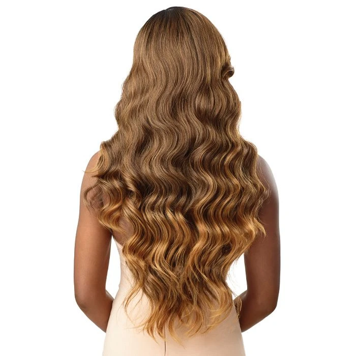 Outre Synthetic Melted Hairline Deluxe Wide HD Lace Front Wig ARIES 5 Outre Synthetic Melted Hairline Deluxe Wide HD Lace Front Wig ARIES - Image 5