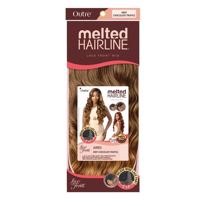 Outre Synthetic Melted Hairline Deluxe Wide HD Lace Front Wig ARIES 6 Outre Synthetic Melted Hairline Deluxe Wide HD Lace Front Wig ARIES - Image 6