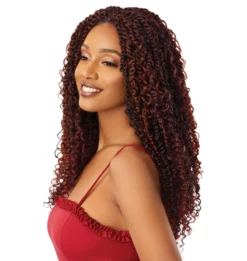 Outre X-Pression Twisted Up Synthetic Lace Front Wig - BOHO PASSION WATERWAVE 22"