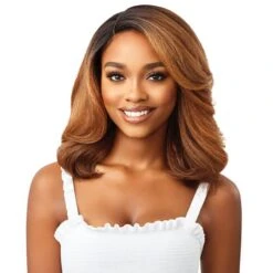 Outre Synthetic EveryWear Lace Front Wig EVERY 6 7 Outre Synthetic EveryWear Lace Front Wig EVERY 6 -Outre every6 2