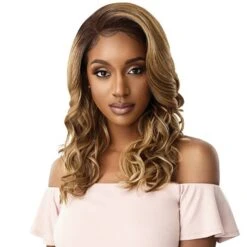 Outre Synthetic Hair 5" L Part Swiss Lace Front Wig GILLIAN