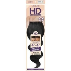 Outre Laid & Slayed 100% Unprocessed Human Hair 4X4 HD Lace Closure - NATURAL BODY 10", 12", 14"