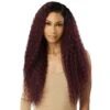 Outre Purple Pack Brazilian Boutique Human Hair Blend Weave - NATURAL FRENCH (18"/20"/22"+ 4x4 HD HAND-TIED LACE CLOSURE)