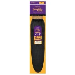 Outre Premium Purple Pack Yaki 4" X 4" HD Lace Closure -Outre hwpyk44hdcl 3