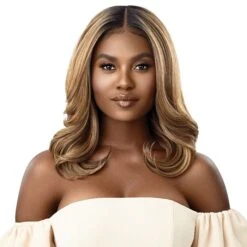 Outre Synthetic Melted Hairline Lace Front Wig - JENNI