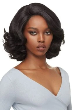 Outre Synthetic Swiss Lace L Parting Lace Front Wig - JAYLA