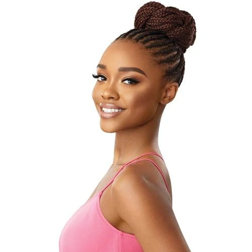 Outre Synthetic Pretty Quick Wrap Ponytail - MEDIUM BOX BRAID 26" 2 Outre Synthetic Pretty Quick Wrap Ponytail - MEDIUM BOX BRAID 26" - Image 2
