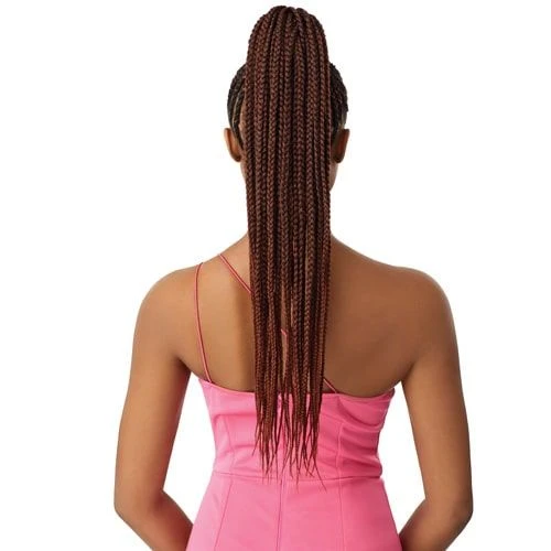 Outre Synthetic Pretty Quick Wrap Ponytail - MEDIUM BOX BRAID 26" 3 Outre Synthetic Pretty Quick Wrap Ponytail - MEDIUM BOX BRAID 26" - Image 3