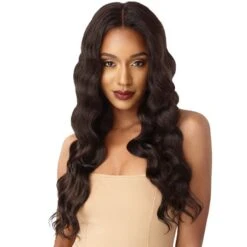 Outre &Play Human Hair Blend Bundle Edition 360 Lace Wig - NATURAL DEEP WAVE