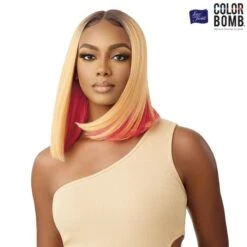 Outre Color Bomb Synthetic HD Lace Front Wig - KIMIA -Outre outre color bomb kimia 4