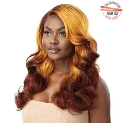 Outre Color Bomb Synthetic HD Lace Front Wig - KAYLEEN -Outre outre color bomb synthetic hd lace front wig kayleen 6