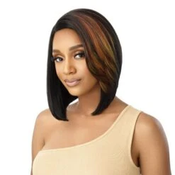 Outre Color Bomb Synthetic HD Lace Front Wig - SAVINA -Outre outre color bomb synthetic hd lace front wig savina 1 1