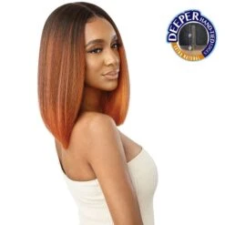 Outre Synthetic HD Lace Front Deluxe Wig - ANNISTON -Outre outre hd lace front deluxe wig anniston 3
