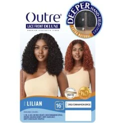 Outre Synthetic HD Lace Front Deluxe Wig - LILIAN 10 Outre Synthetic HD Lace Front Deluxe Wig - LILIAN -Outre outre hd lace front deluxe wig lilian 5