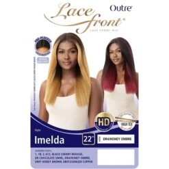 Outre Synthetic Hair HD Lace Front Wig - IMELDA 10 Outre Synthetic Hair HD Lace Front Wig - IMELDA -Outre outre imelda 5