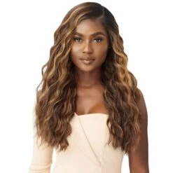 Outre Melted Hairline Synthetic HD Transparent Lace Front Wig - CHLORIS