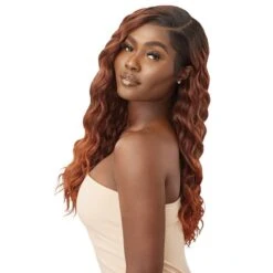 Outre Melted Hairline Synthetic HD Transparent Lace Front Wig - CHLORIS -Outre outre lace front wig chloris 3
