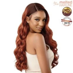 Outre Melted Hairline Synthetic 5" Deep Part HD Lace Front Wig - ALEXANDRA -Outre outre melted hairline alexandra 4