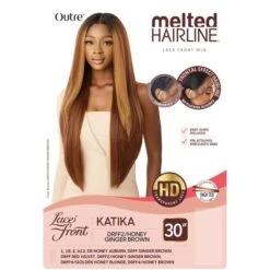Outre Melted Hairline Synthetic 5" Deep Part HD Lace Front Wig - KATIKA -Outre outre melted hairline katika 6