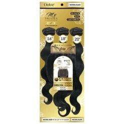 OUTRE MYTRESSES GOLD LABEL 100% HUMAN HAIR WEAVE WITH CLOSURE - NATURAL BODY -Outre outre mytressed weave natural body 5